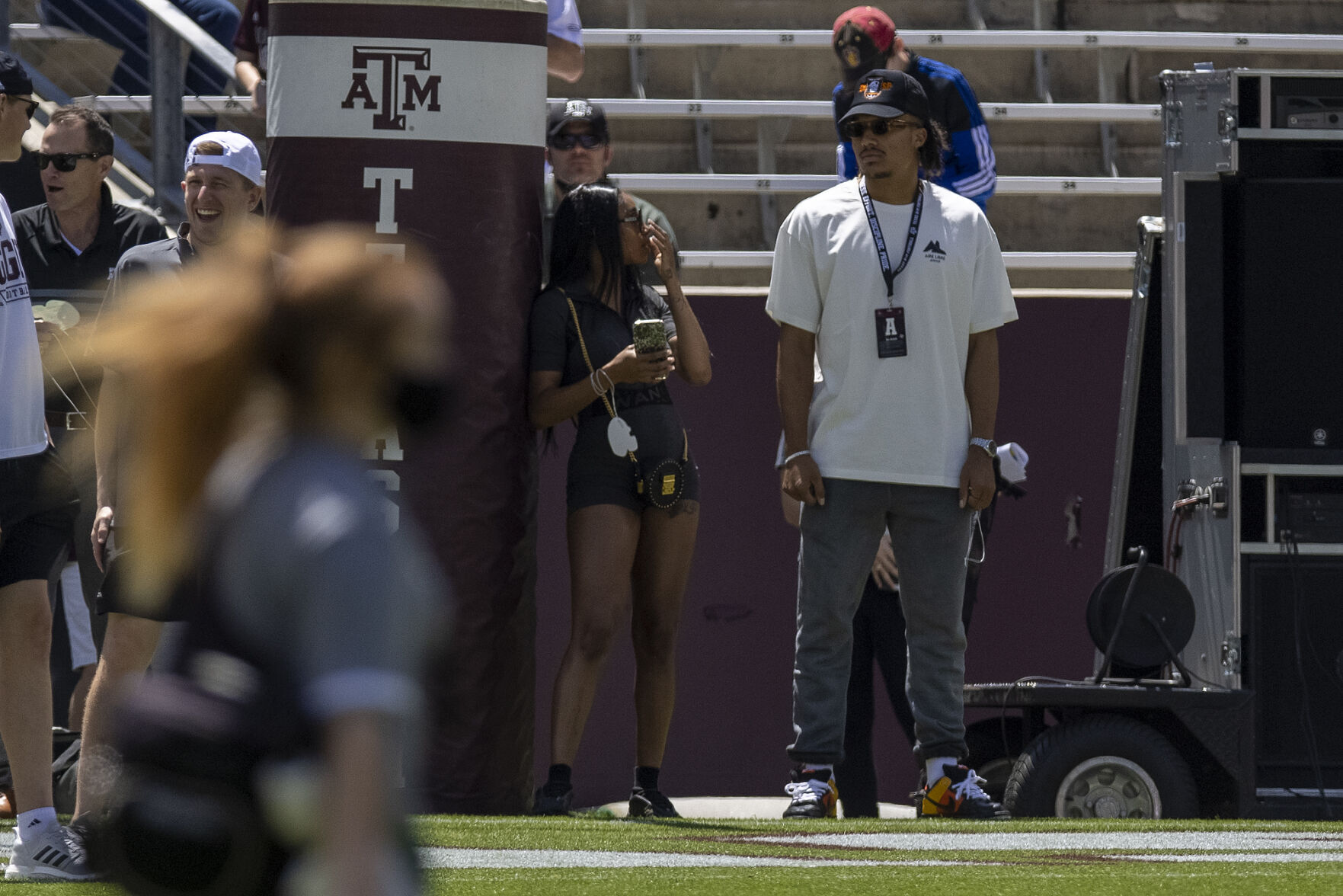 Maroon & White